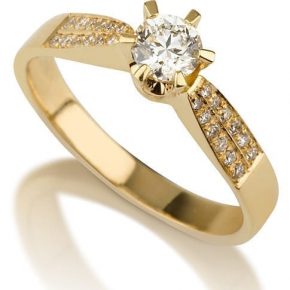 טבעת יהלומים AJR535