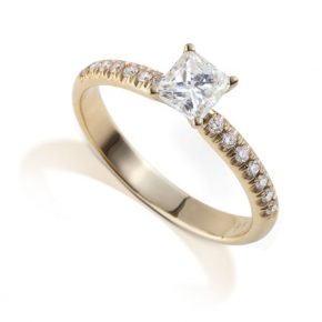 טבעת יהלום פרינסס AJR101